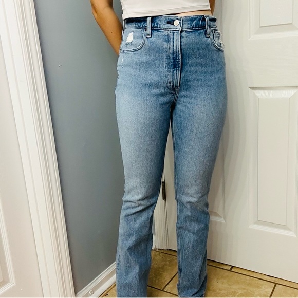 Abercrombie & Fitch Denim - Abercrombie Jeans 70s Vintage Flare High Rise Light Blue Cotton Retro Denim 27 4